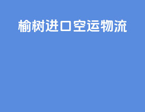 榆树进口空运物流