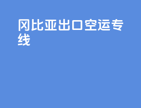 冈比亚出口空运专线