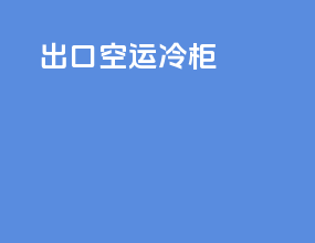 出口空运冷柜
