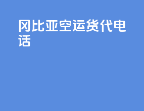 冈比亚空运货代电话