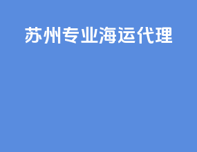 深圳专业海运代理