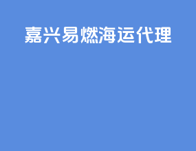 嘉兴易燃海运代理