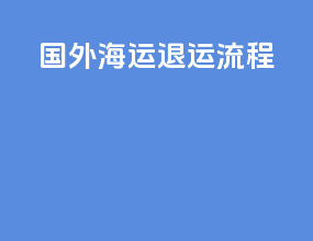 国外海运退运流程