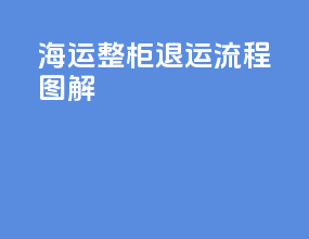 海运整柜退运流程图解