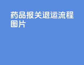 药品报关退运流程图片